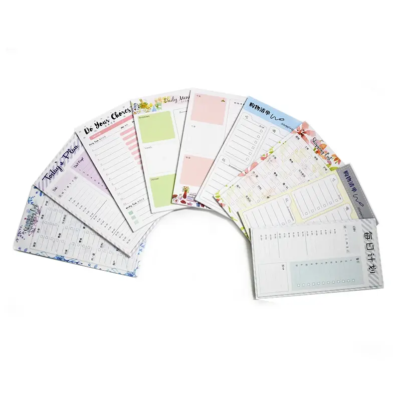Magnetic Grocery List Pad Suppliers CMYK Color 5