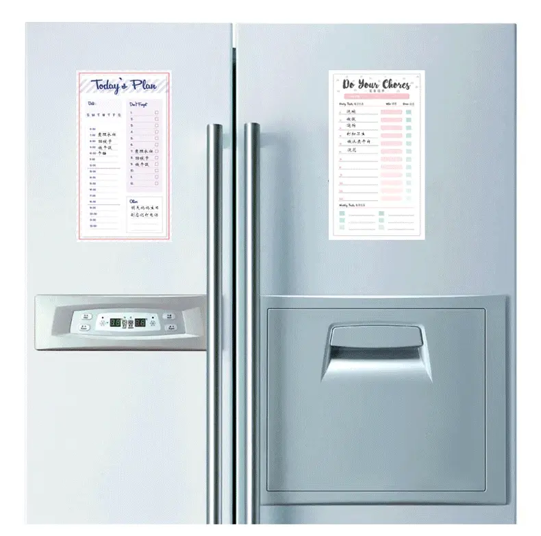 Magnetic Grocery List Pad Suppliers CMYK Color 6