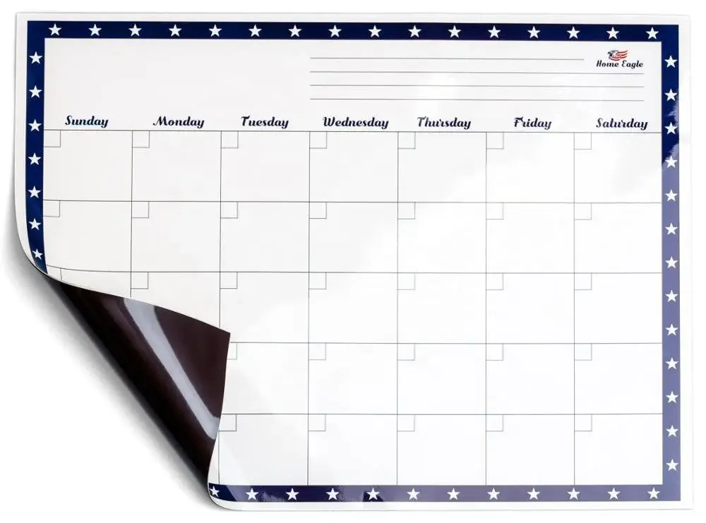 Custom Acrylic Fridge Calendar Price 4