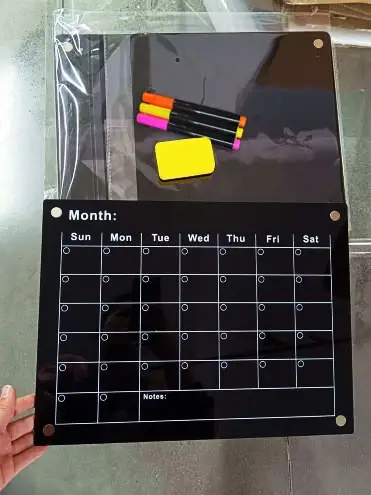 Magnetic Acrylic Fridge Calendar 11x15 Company 7