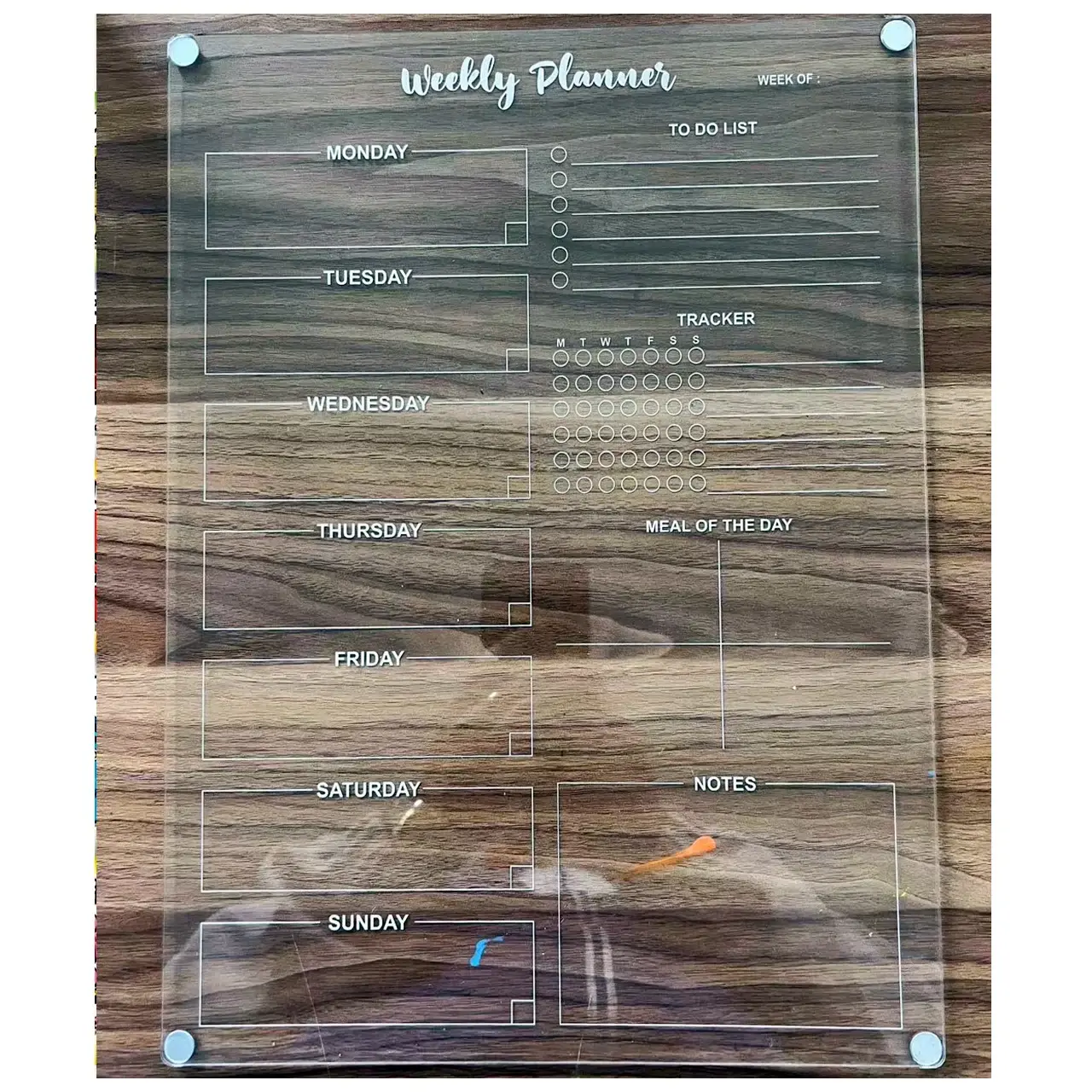 Stay Organized In Style With An Acrylic Refrigerator Calendar 1