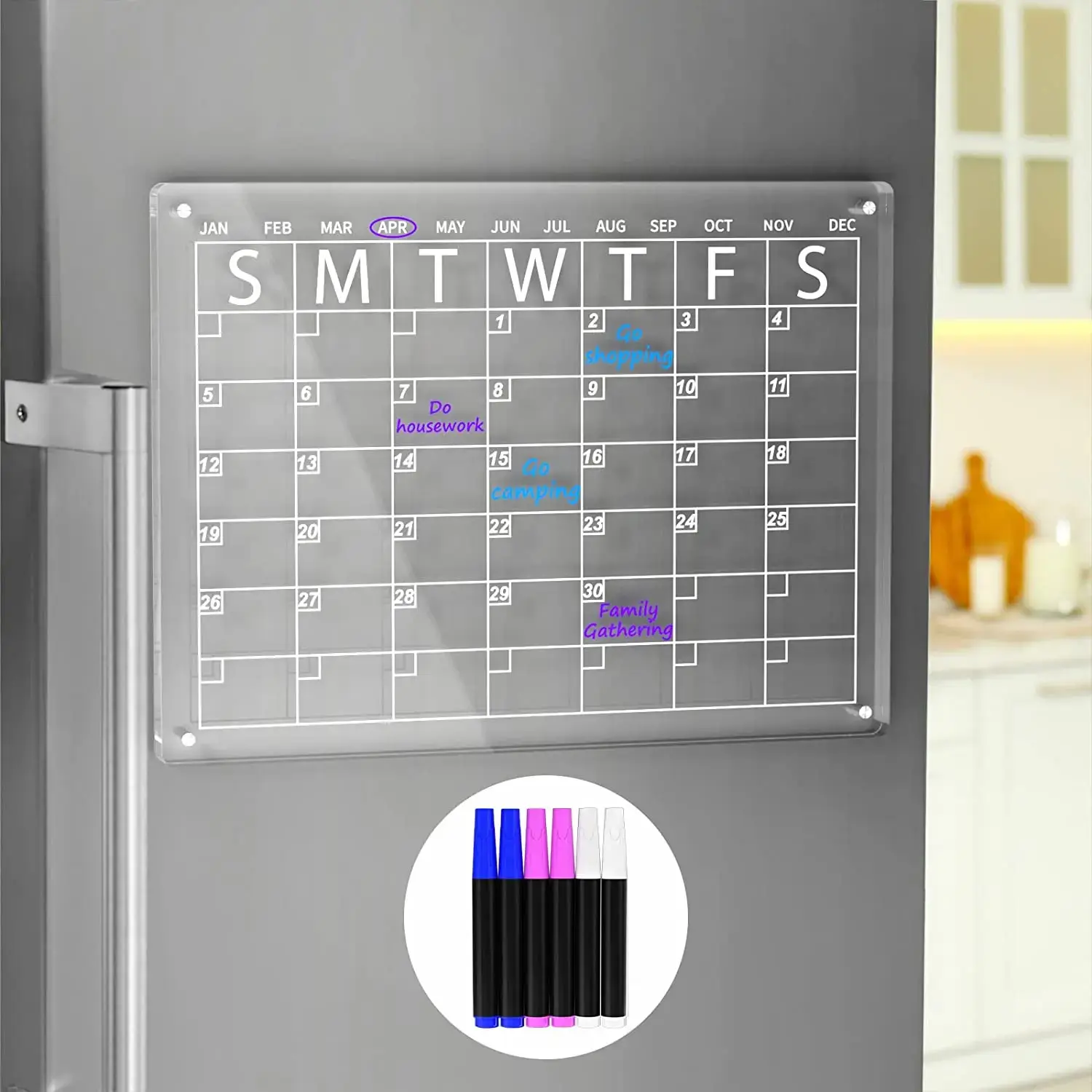 Bulk Acrylic Magnetic Calendar Price List 6