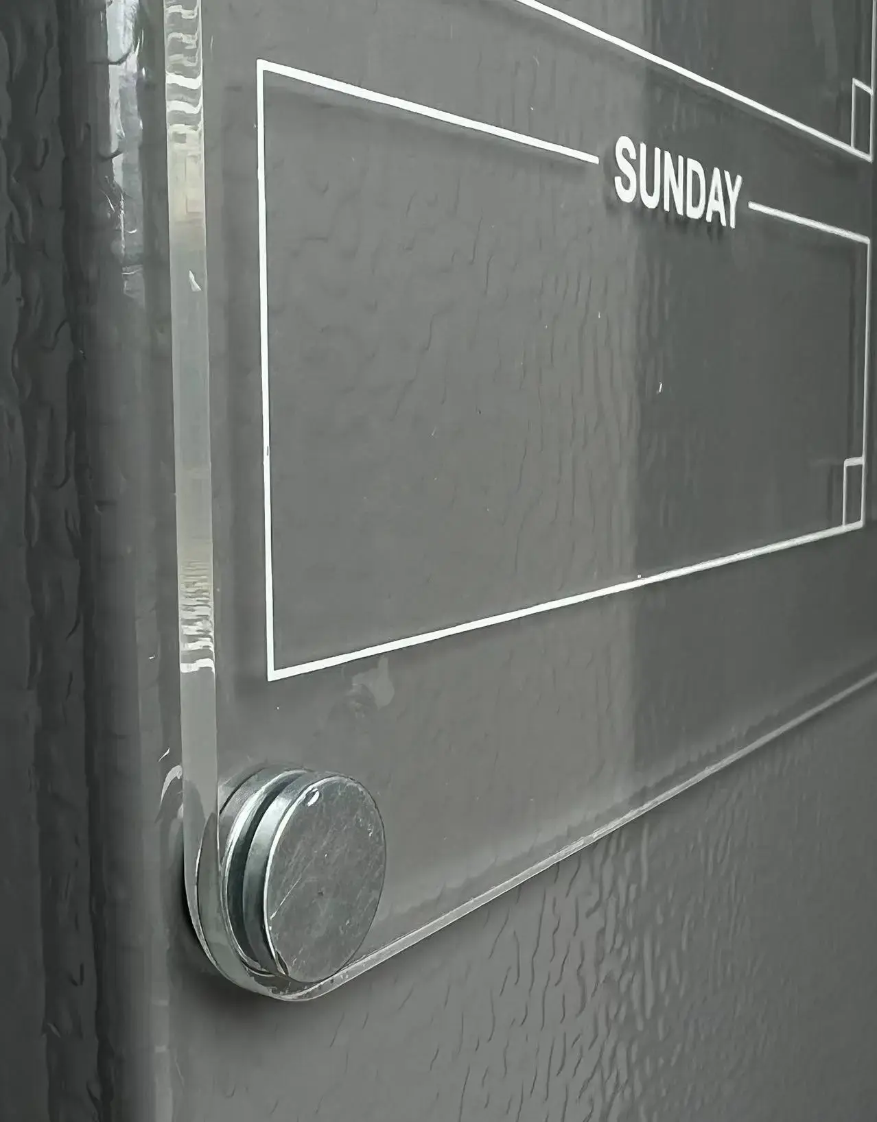 Bulk Acrylic Magnetic Calendar Price List 2