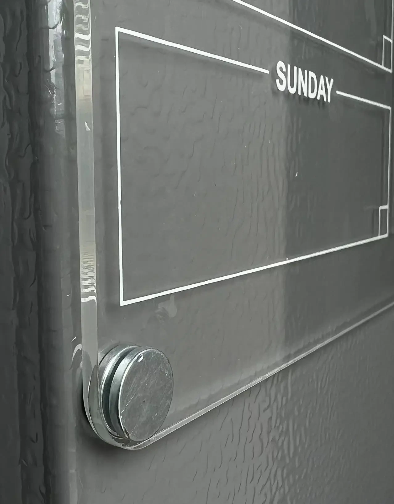 Planner Schedule Board Dry Erase Calendar Whiteboard Magnetic Acrylic Calendar Board For Fridge 1