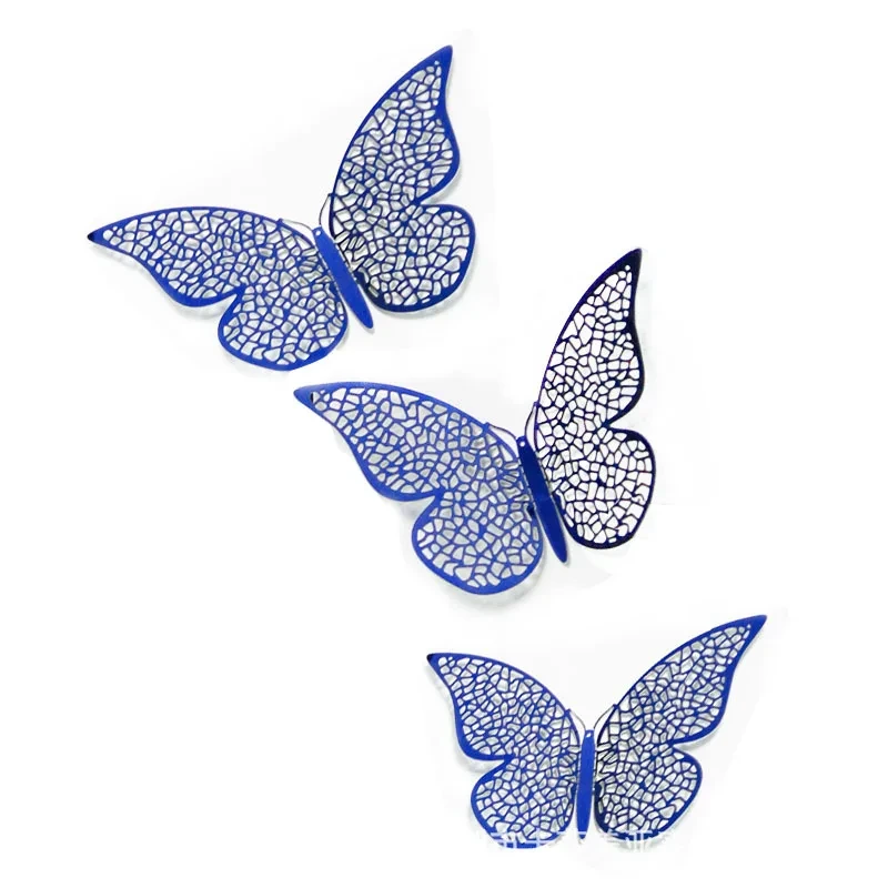 Hot Selling Waterproof 3d Butterfly Shape Paper Brick Wall Decoration Sticker 1