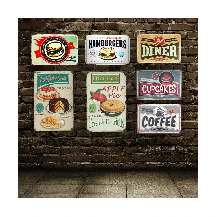 High Quality Customized Metal Tin Signs Pub Bar Decoration Aluminum Sign 1