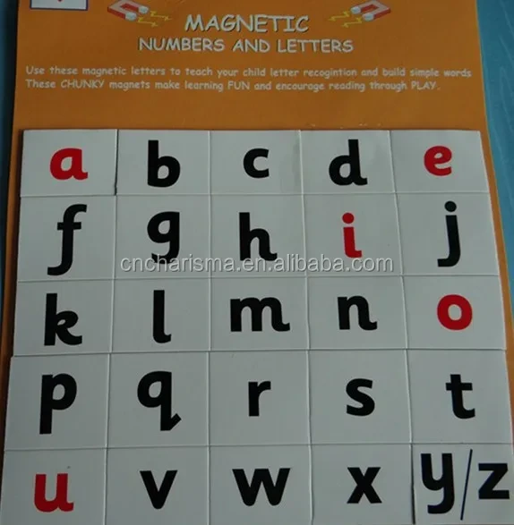 Alphabet Fridge Magnets For Kids Learning And Playing 1