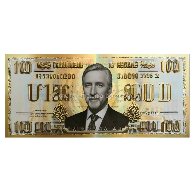 Gold Foil Commemorate Banknotes Gold Foil Banknotes Dollar Commemorate Bill American Commemorative Dollar Gift Craft Collection 1