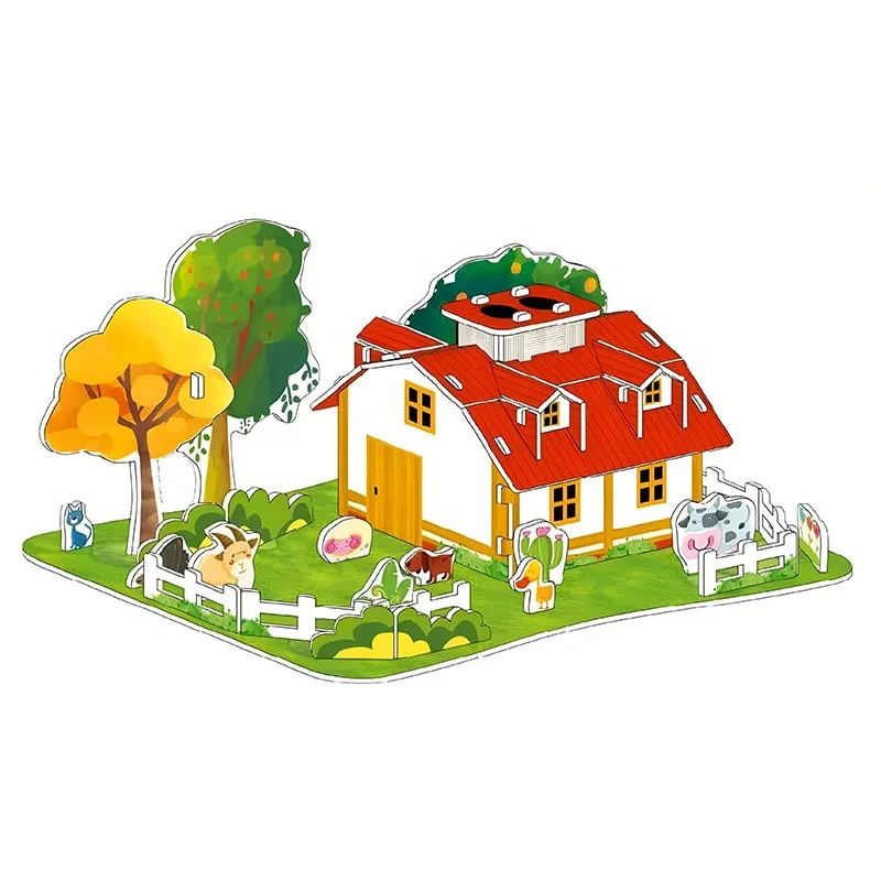 Promotion 3d Gift Paper Puzzles Diy Paper Toy Kids 3d Puzzle Games For The Parents-child Campaign 1