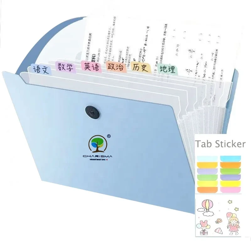 Wholesale Multi-pockets File Storage Bag Large Capacity Presentation A4 Customized Size Office Pp Expanding File Folder 1