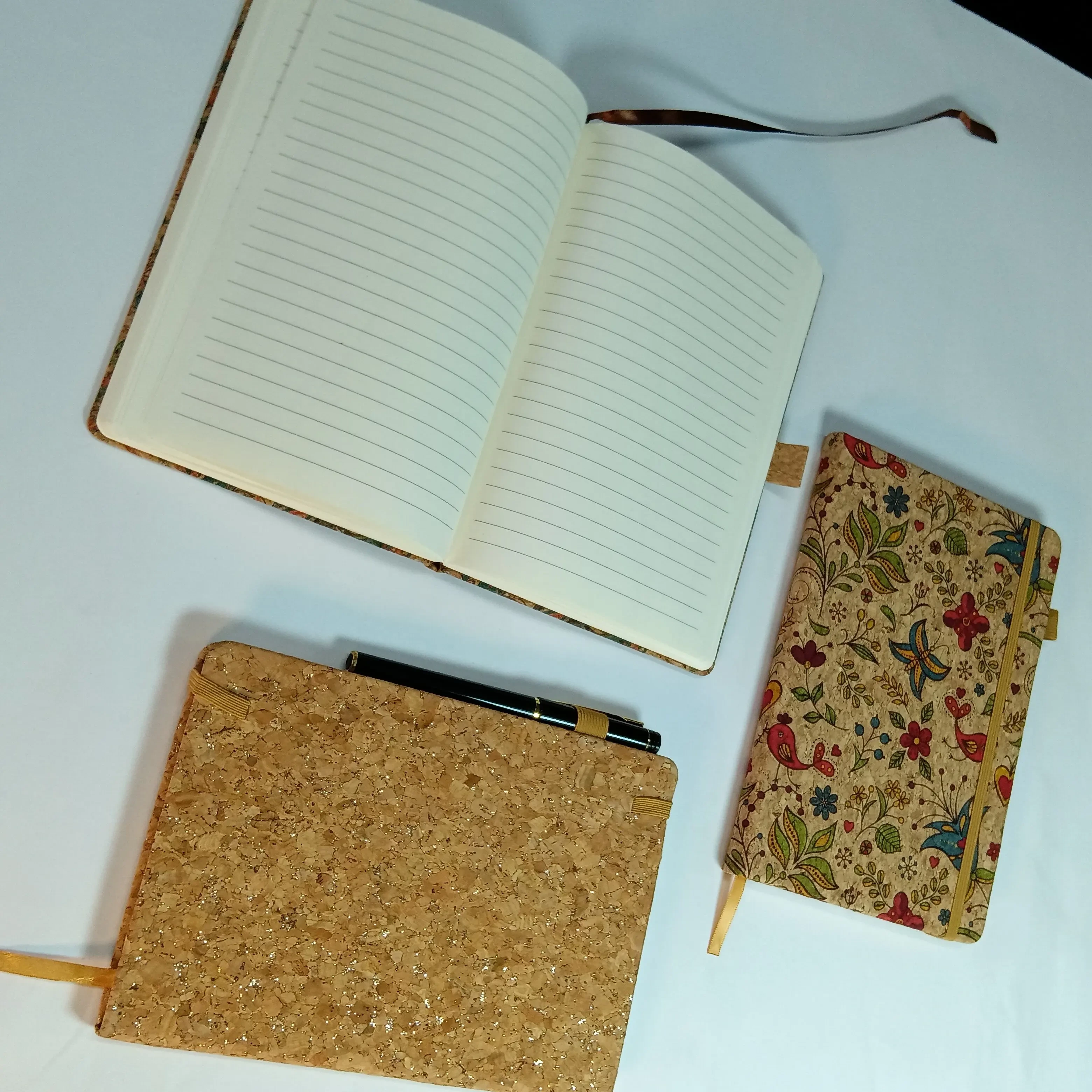 Custom A5 Notebook Pu Softwood Grain Notebook Business Office Gift Notebook Set 1