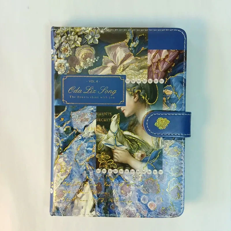 Factory Wholesale Custom Retro Pu Planner Hot Stamping Cover Notebook Present Gift Book With Magnetic Buckle 1