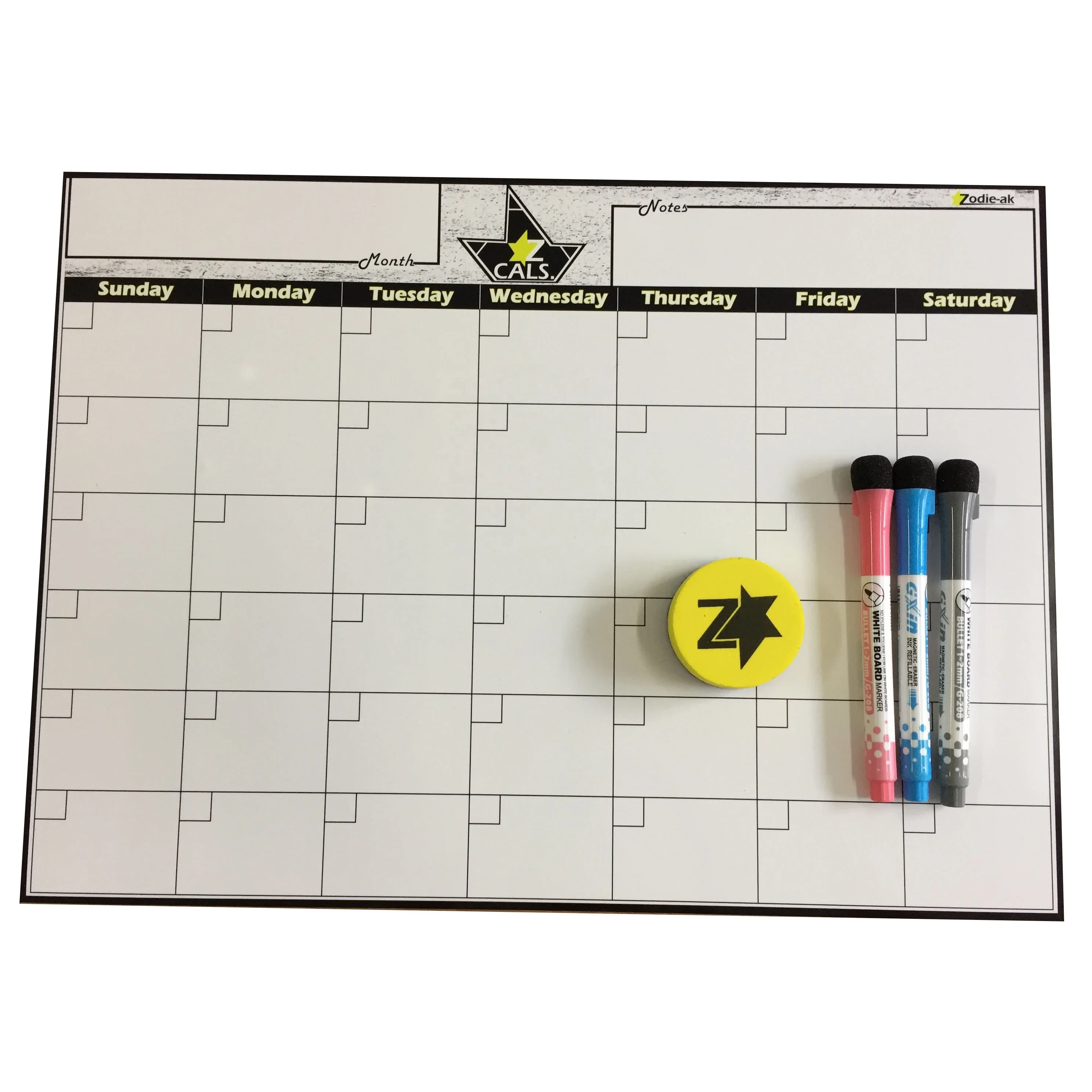 Bb001 To Do List Custom Whiteboard Calendar With Markers And Eraser 1