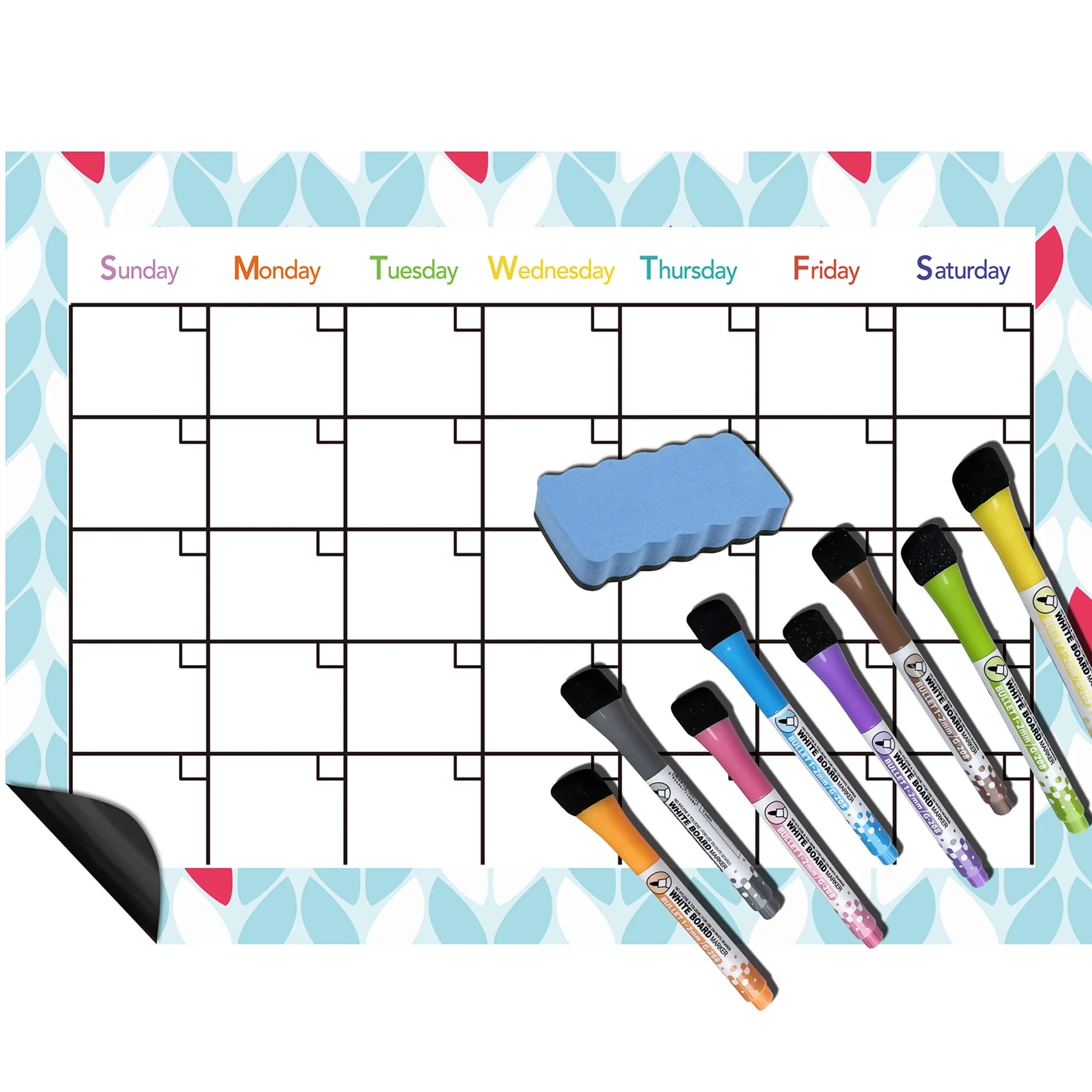 Magnetic Planner Chore Chart Weekly Magnet Board Magnetic Whiteboard Monthly Magnetic Calendar For Fridge 1