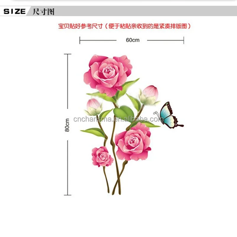 Custom Pcv Material Window Decorative Sticker Home Wall 3d Die Cut Stickers High Quality No Toxin Stickers 1