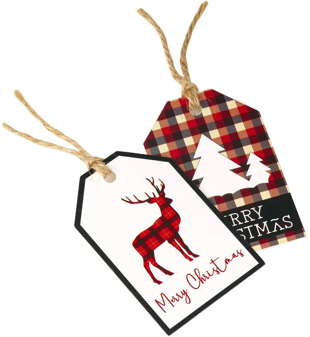 Custom Paper Tags Gift Hanging Tags For Christmas Holiday Present Wrap Label Card Name Card For Christmas Party Wrapping 1