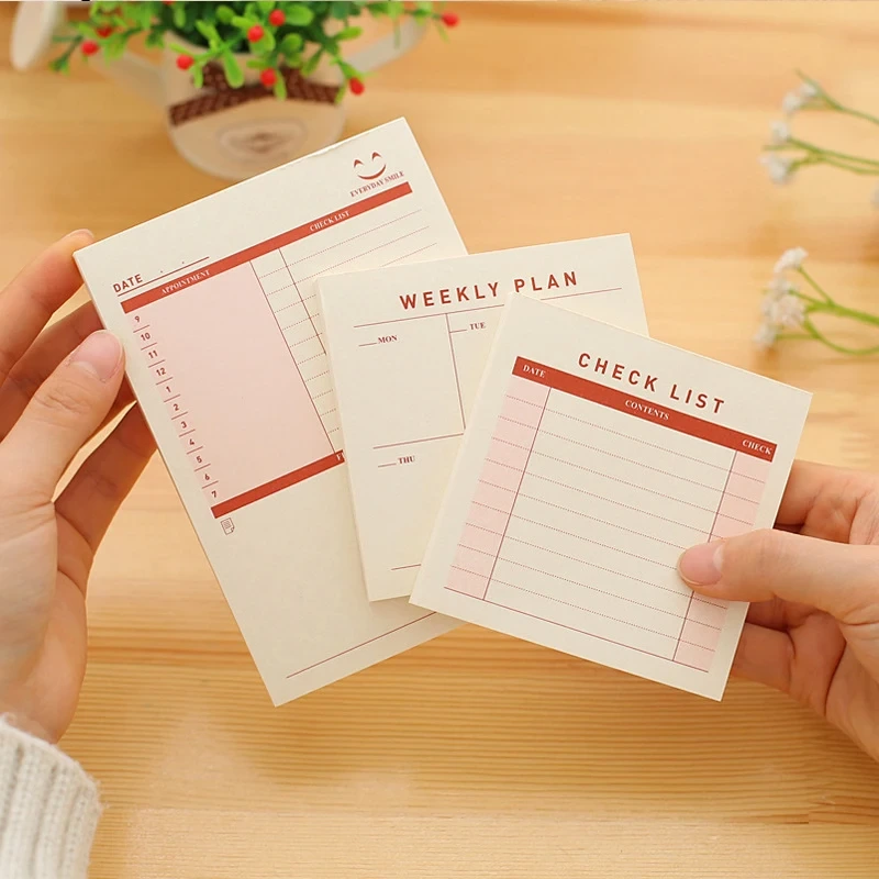 Wholesale Planner To Do List Notepad Writing Note Pad Memo Note Pad 1
