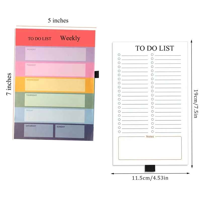 Refrigerator Magnet Notepad For Shopping Advertising To Do List Note Pad For Daily Use At Home With The Pen Holder 1