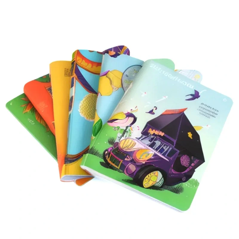 Eco Friendly Custom Printed Children Cardboard Book Toddler Brain Boot Camp 1