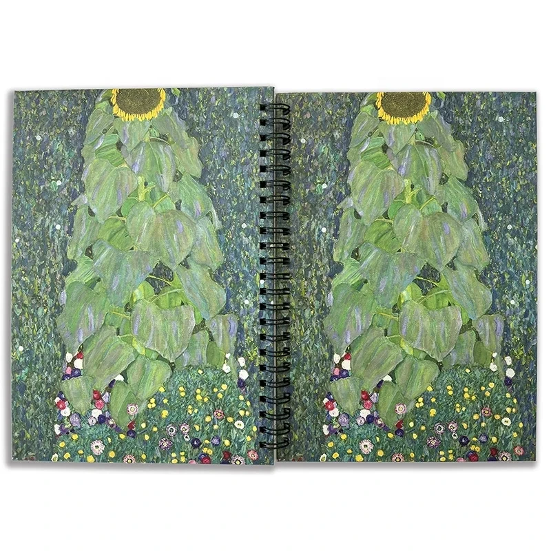 Custom A4 A5 Plant Printing Hardcover Spiral Notebook 1