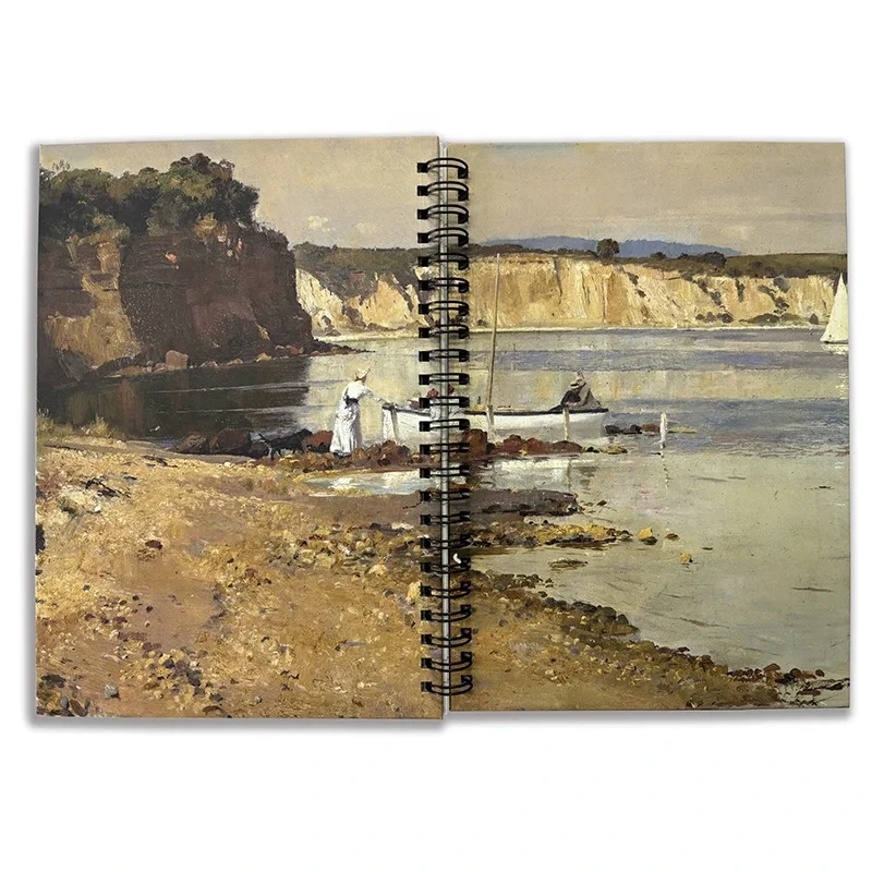 Custom Printing Spiral Binding Wholesale Diary Journal Hardcover 2025 Notebook 1