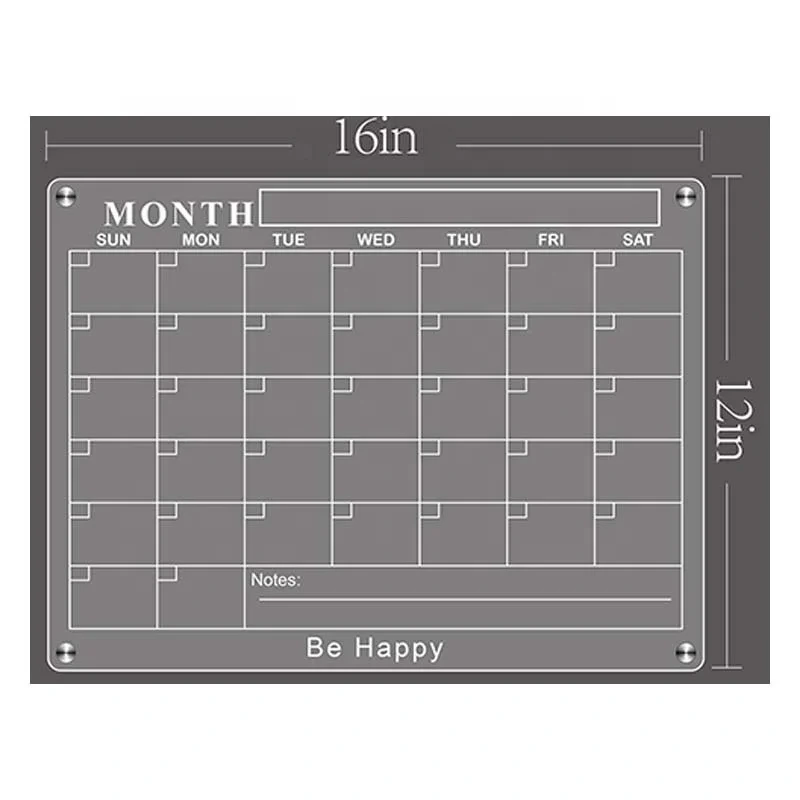 Magnet Whiteboard Planner Magnetic Dry Erase Monthly Calendar For Refrigerator Custom Magnetic Calendars 1