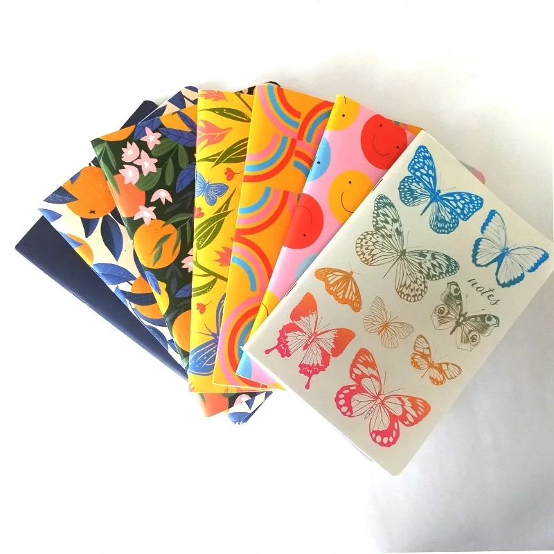 Custom Multiple Colored Or Cartoon Softcover Stitch Binding Notebook Office Composition Notebook Stationery Notebook 1
