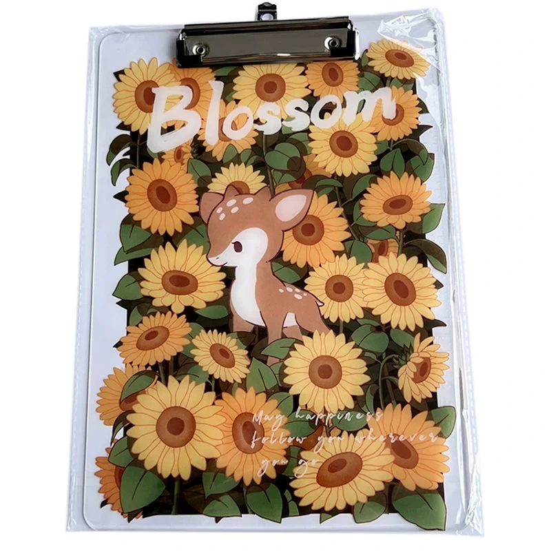Factory Price Custom Design Hangable Plastic Clipboard Lightweight Clear Decorative Acrylic Clipboard With Clips 1
