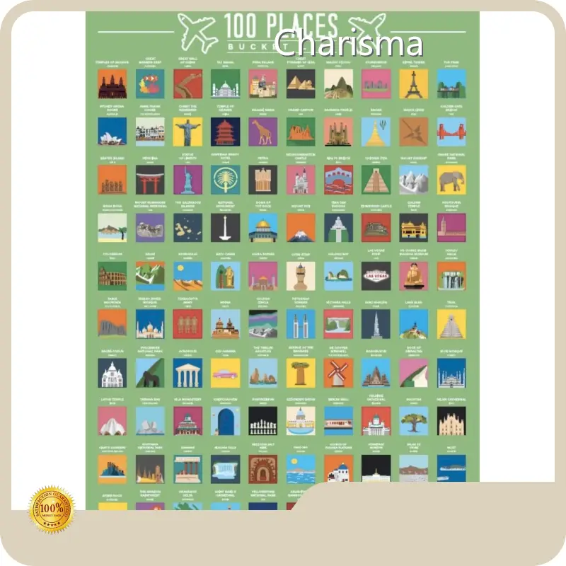 Scratch Off Posters Square Or Custom Cut Shape - - Charisma 1