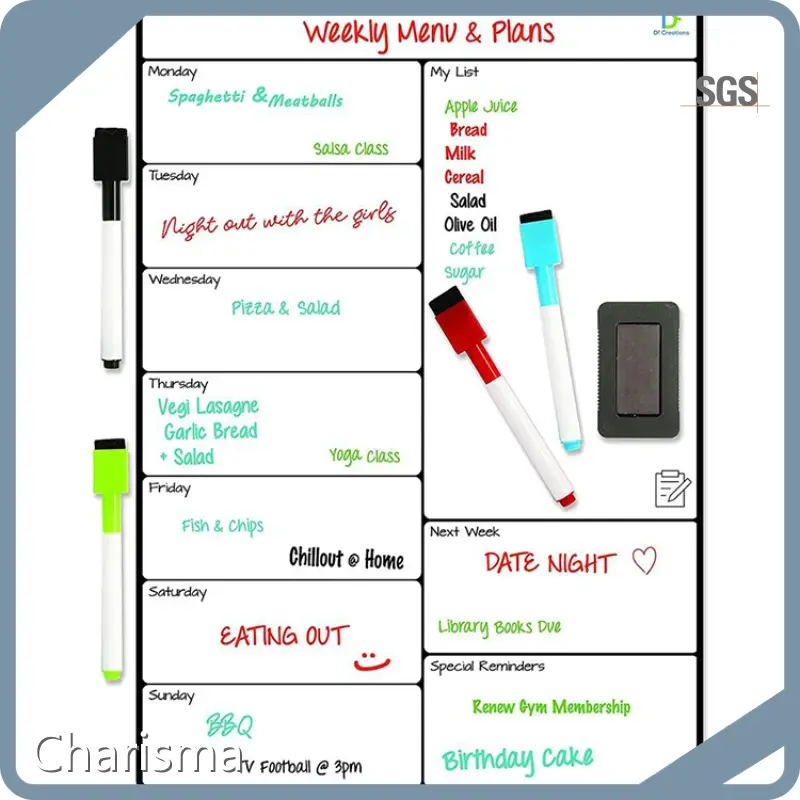 Magnetic Planners Customized Design Is Available - - Charisma 1