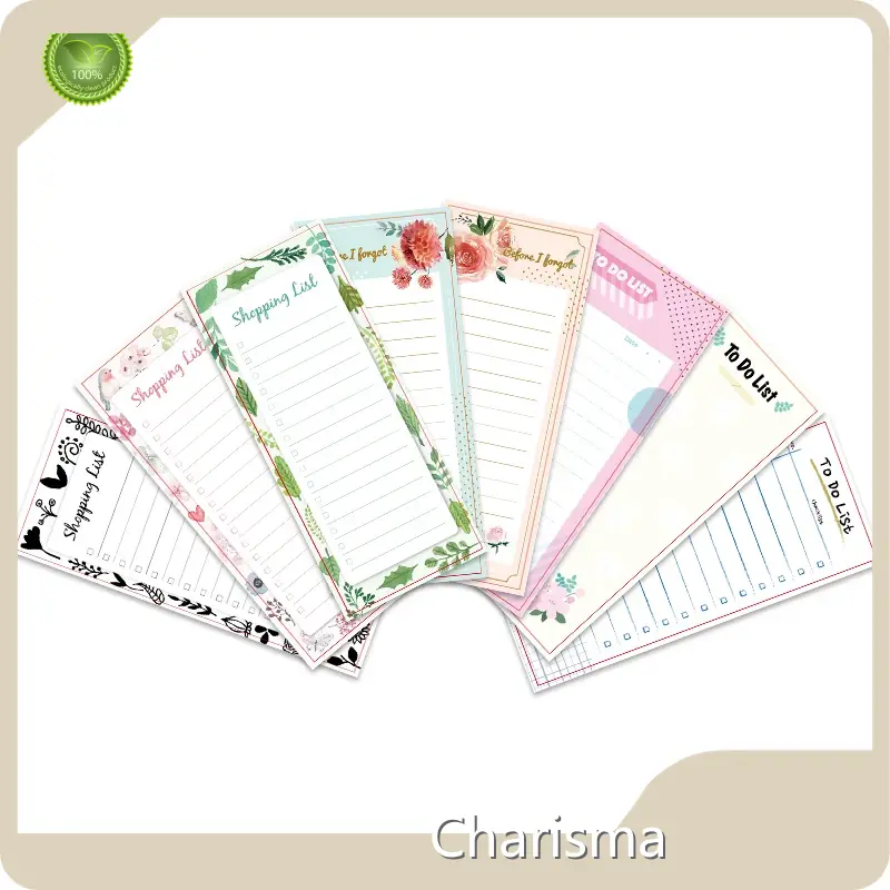 Magnetic Grocery List Pad Suppliers CMYK Color 1