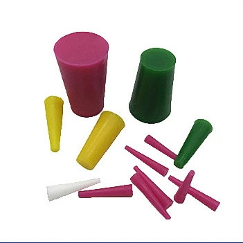 Rubber  Silicone Plugs Stopper/plug Customized Round Cone 1