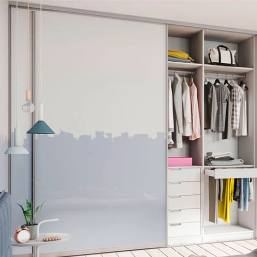 Schiebeschrank mit 2 Türen für Schlafzimmer, Design 1