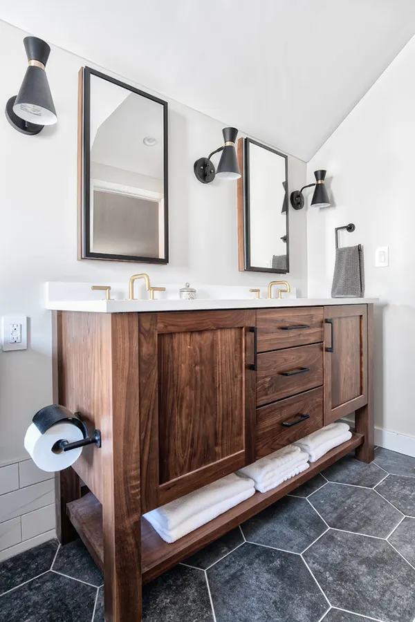 Best Brand Bathroom Furniture Shaker Style Solid Wood Vanity by AllandCabinet 2