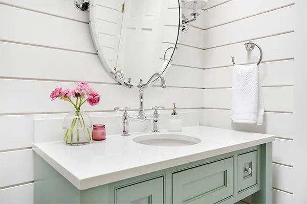 Best Factory Price Bedroom Furniture Manufacturer American Style Green Vanity by AllandCabinet 2