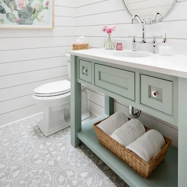 Best Factory Price Bedroom Furniture Manufacturer American Style Green Vanity by AllandCabinet 5