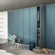 AllandCabinet Modern Wardrobe Design Luxury Customized Blue Lacquer Casement Wardrobemade in China 2