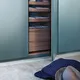 AllandCabinet Modern Wardrobe Design Luxury Customized Blue Lacquer Casement Wardrobemade in China 3