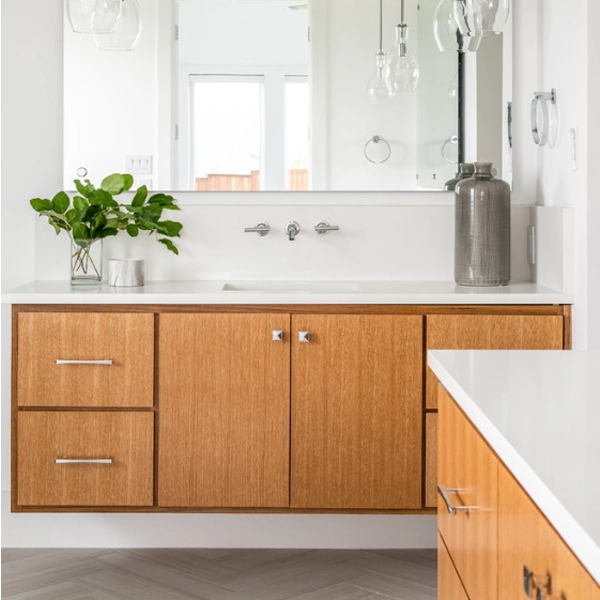 Vanité contemporaine en bois 1