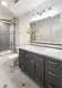 High End Bedroom Furniture Manufacturers Dark Gray Raised Solid Wood Vanity Best Supplier 3