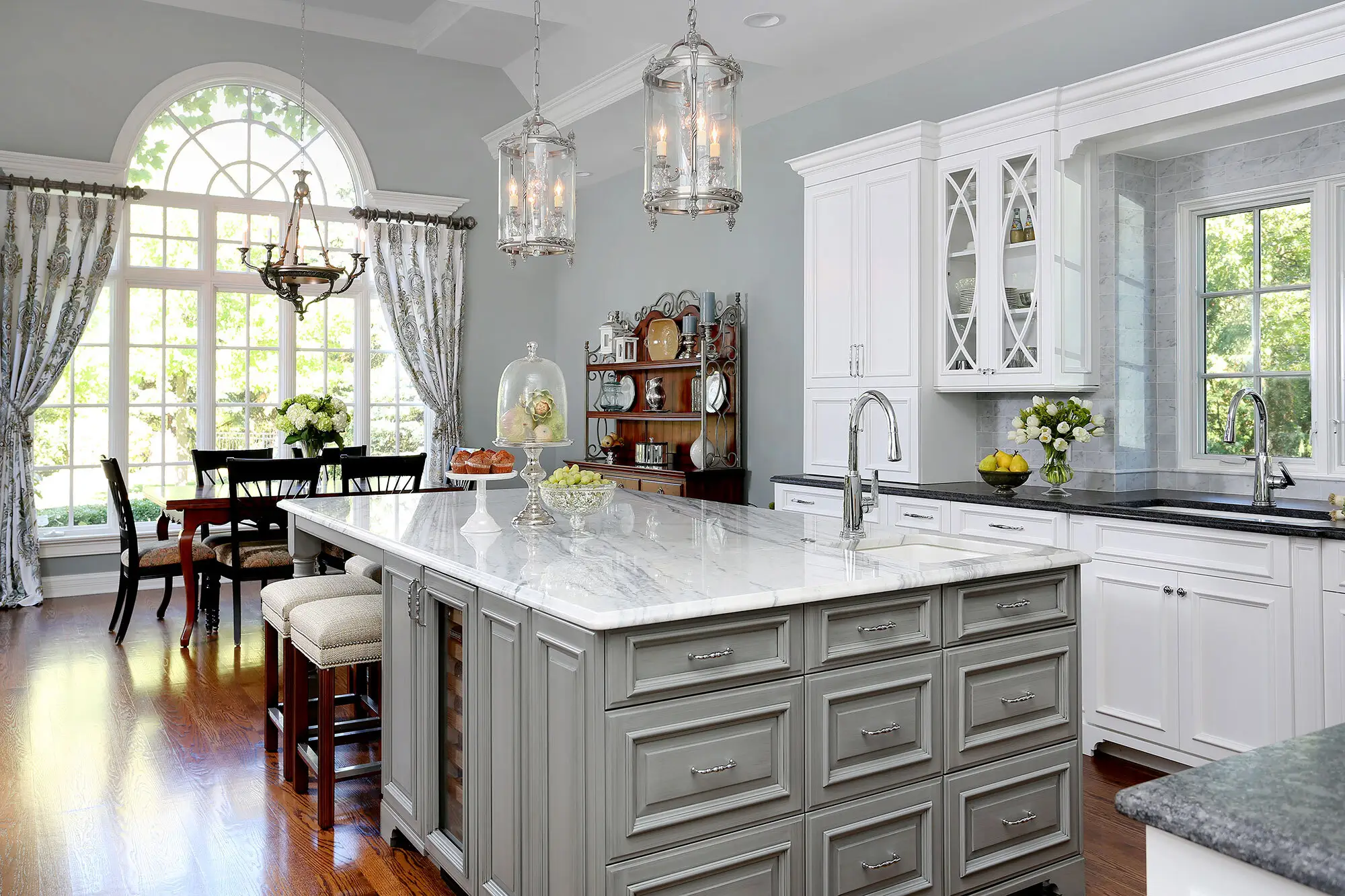American Style Kitchen Cabinets Supply Bulk ProductionMarble Stone 2
