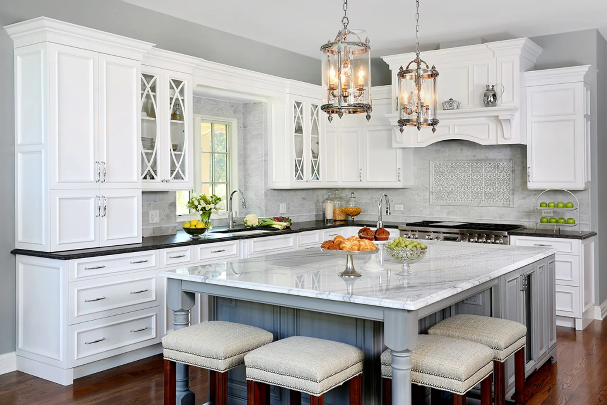 American Style Kitchen Cabinets Supply Bulk ProductionMarble Stone 4