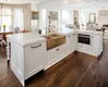 White Shaker Cabinets in Kitchen Dovetail Drawer - for Housecleaning - AllandCabinet 2