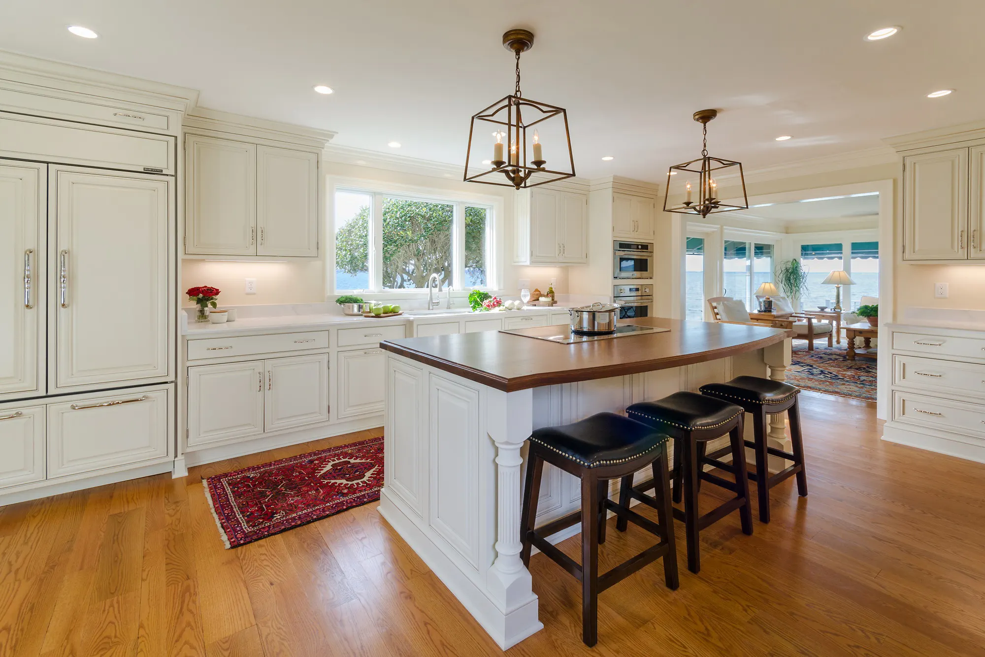Traditional Wood Kitchen Cabinets Solid Wood Flush Insetsupplier 5