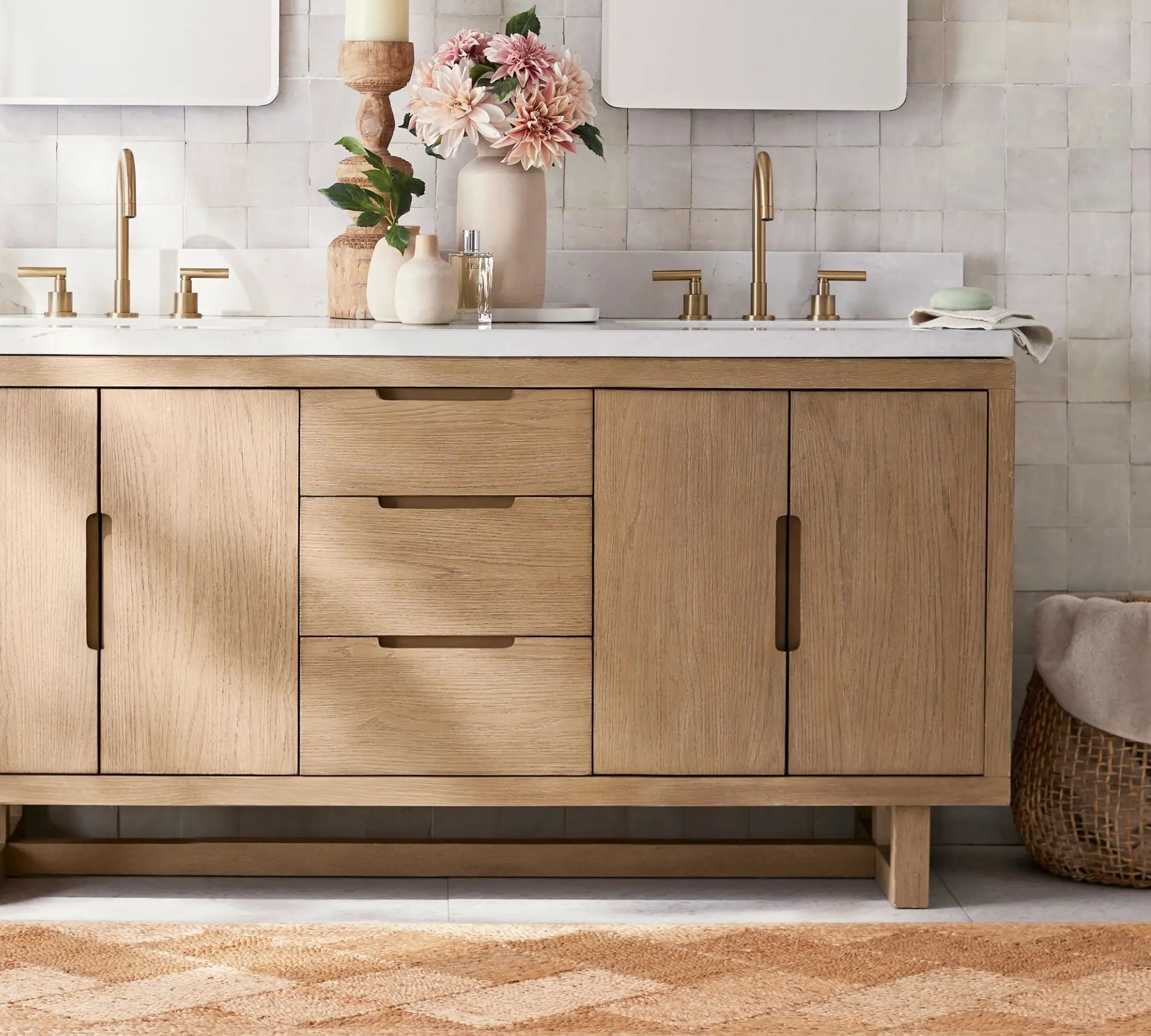 Small Bathroom Vanity with Custom Services 5