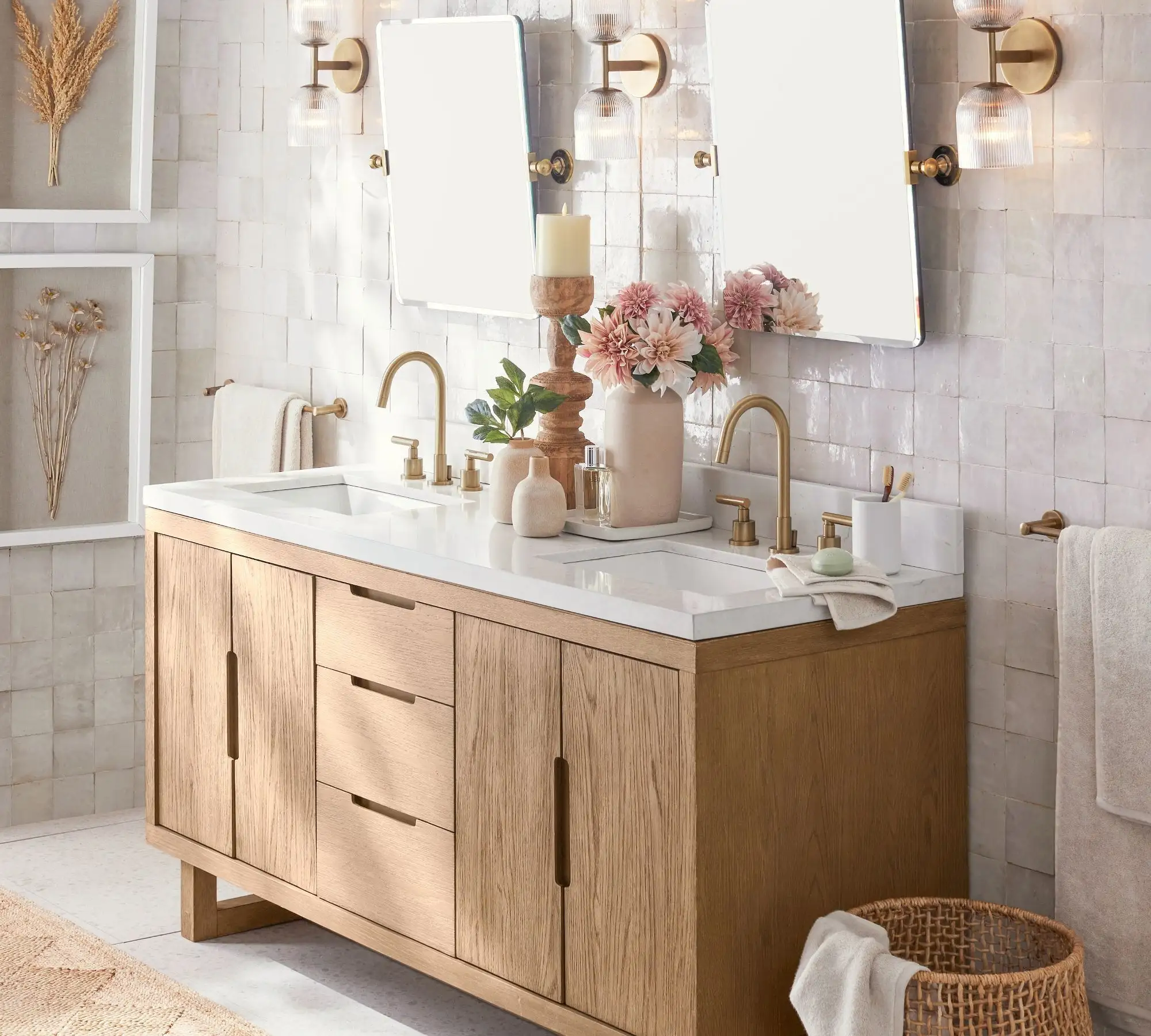 Small Bathroom Vanity with Custom Services 2