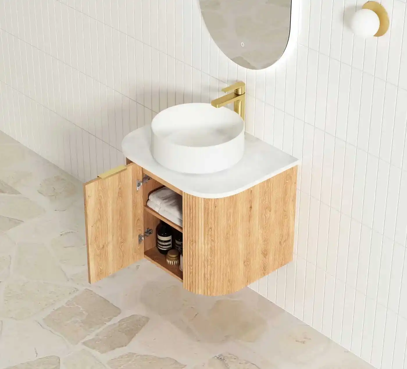 Practical Bathroom Vanity with Sink for House 2