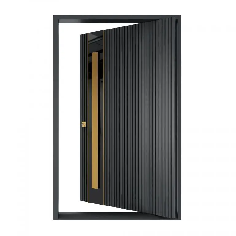 Villa Main Door Design Fluted Series Entrance Pivot Doors 1