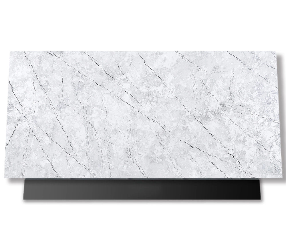 AllandCabinet Austin Quartz Stone Countertop Armoires de cuisine pour les constructeurs Maison entière 1