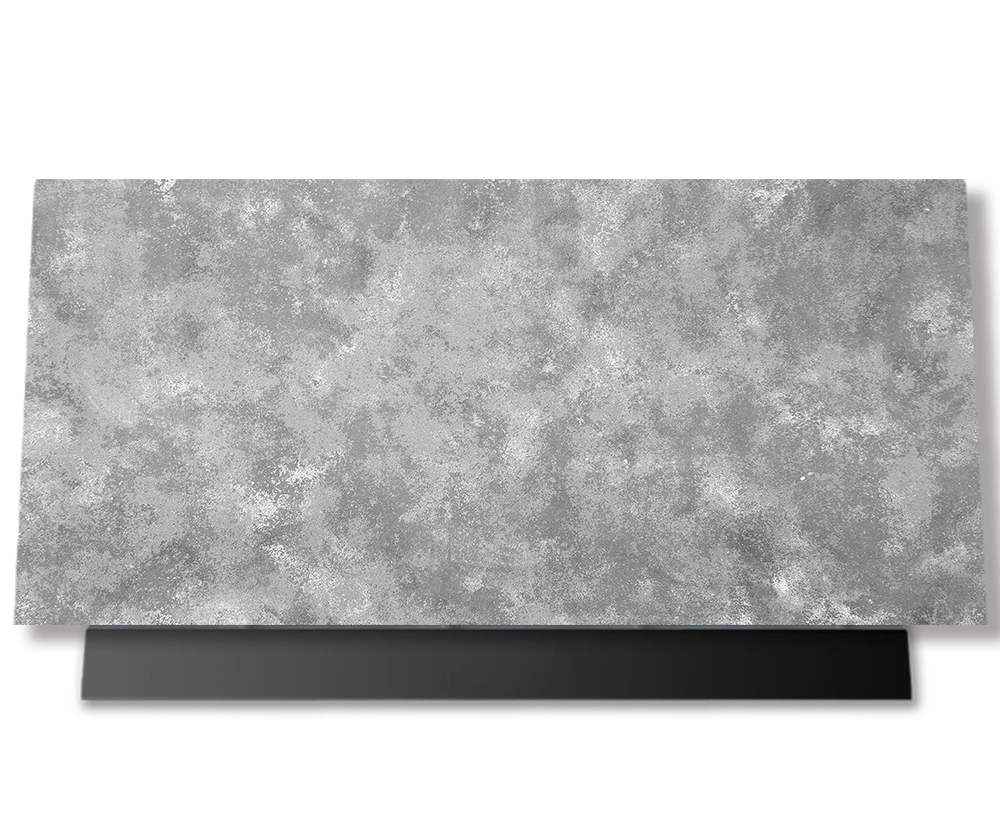 Projeto de armário de cozinha de bancada de pedra de quartzo enevoado AllandCabinet 1
